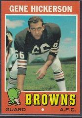 Gene Hickerson Football Cards 1971 Topps Prices