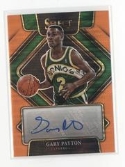 Gary Payton [Orange Pulsar] #SG-GPT Basketball Cards 2021 Panini Select Signatures Prices