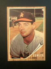 Art Fowler [Green Tint] Baseball Cards 1962 Topps Prices
