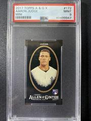 Aaron Judge [Mini Brooklyn Back] #172 Baseball Cards 2017 Topps Allen & Ginter X Prices