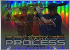 Yasser Mercedes #PRP-14 Baseball Cards 2023 Bowman Chrome Prospect Process Prices