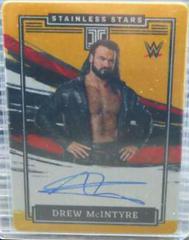 Drew McIntyre [Gold] Wrestling Cards 2022 Panini Impeccable WWE Stainless Stars Autographs Prices