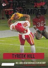 Tyreek Hill #TS-TH Football Cards 2021 Panini Prestige Time Stamped Prices