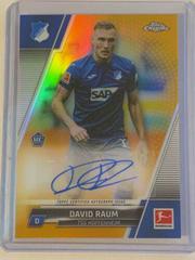 David Raum [Gold] Soccer Cards 2021 Topps Chrome Bundesliga Autographs Prices