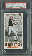 Bernie Kosar [Promo Sheets Perforated] #245 Football Cards 1992 Fleer Gameday Prices