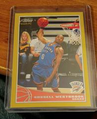 Russell Westbrook [Gold] Basketball Cards 2009 Topps Prices