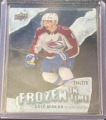 Cale Makar #FT-MA Hockey Cards 2022 Upper Deck Trilogy Frozen in Time Prices
