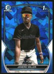 Janero Miller #BCP-184 Baseball Cards 2023 Bowman Chrome Prospects Sapphire Prices