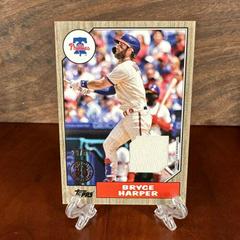 Bryce Harper [Gold] #87R-BH Baseball Cards 2022 Topps 1987 Relics Prices