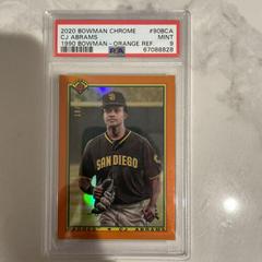 CJ Abrams [Orange Refractor] Baseball Cards 2020 Bowman Chrome 1990 Prices