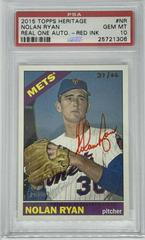 Nolan Ryan [Red Ink] #NR Baseball Cards 2015 Topps Heritage Real One Autographs Prices