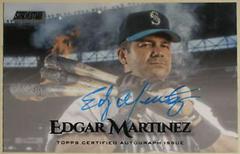 Edgar Martinez [Black] Baseball Cards 2019 Stadium Club Autographs Prices
