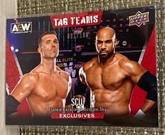 Frankie Kazarian, Scorpio Sky [Red Memorabilia] Wrestling Cards 2021 Upper Deck AEW Prices