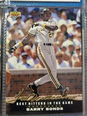 Barry Bonds Baseball Cards 1992 Upper Deck Ted Williams' Best Hitters Future Prices