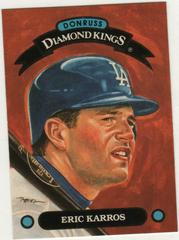 Eric Karros #DK-30 Baseball Cards 1993 Panini Donruss Diamond Kings Prices