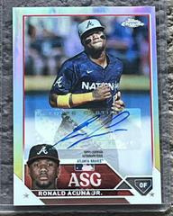 Ronald Acuna Jr. #ASGA-RA Baseball Cards 2023 Topps Chrome Update All Star Game Autographs Prices
