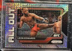 Leon Edwards [Mojo] #22 Ufc Cards 2023 Panini Prizm UFC All Out Prices