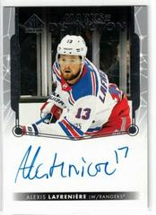 Alexis Lafreniere #MD-AL Hockey Cards 2022 SP Authentic Marks of Distinction Autographs Prices