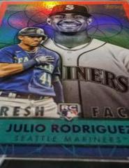 Julio Rodriguez [Red] #FF-3 Baseball Cards 2022 Topps Fresh Faces Prices