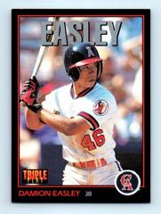 Damion Easley #103 Baseball Cards 1993 Panini Donruss Triple Play Prices