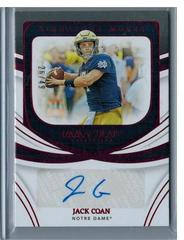 Jack Coan [Ruby] #SM-JCO Football Cards 2022 Panini Immaculate Collegiate Signature Moves Prices
