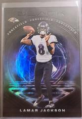 Lamar Jackson Football Cards 2022 Panini Black ForceField Prices