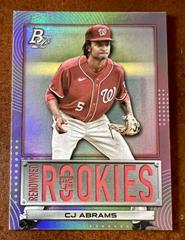 CJ Abrams Baseball Cards 2022 Bowman Platinum Renowned Rookies Prices