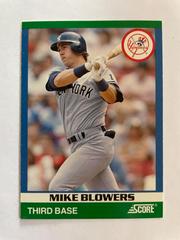 Mike Blowers #17 Baseball Cards 1991 Score Rising Stars Prices