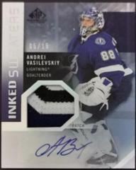 Andrei Vasilevskiy [Patch] Hockey Cards 2021 SP Game Used Inked Sweaters Autograph Prices