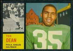 Ted Dean #117 Football Cards 1962 Topps Prices