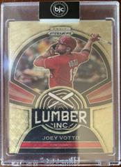 Joey Votto [Gold Prizm] #LI-8 Baseball Cards 2022 Panini Prizm Lumber Inc Prices