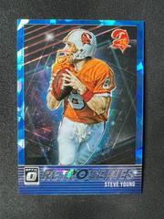 Steve Young [Ice] #RS-SY Football Cards 2021 Panini Donruss Optic Retro Series Prices