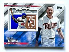 Carlos Correa #SEP-CC Baseball Cards 2022 Topps Update Special Event Patch Relics Prices