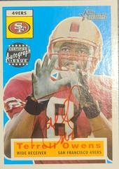 Terrell Owens [Red Ink] #THRO-TO Football Cards 2001 Topps Heritage Real One Autographs Prices