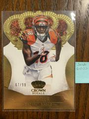 A.J. Green [Gold Die Cut] #1 Football Cards 2013 Panini Crown Royale Prices