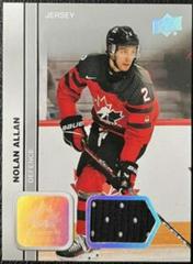 Nolan Allan [Jersey] #2 Hockey Cards 2023 Upper Deck Team Canada Juniors Prices