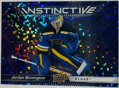 Jordan Binnington [Sparkle] #IN-15 Hockey Cards 2023 Upper Deck Instinctive Prices