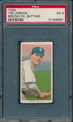 Tim Jordan [Batting] Baseball Cards 1909 T206 American Beauty 350 no Frame Prices