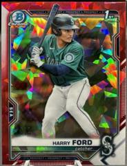 Harry Ford [Red] Baseball Cards 2021 Bowman Draft Sapphire Prices