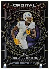 Quentin Johnston [Yellow Electric Etch] #14 Football Cards 2023 Panini Obsidian Orbital Prices