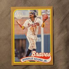 Ronald Acuna Jr. [Gold] Baseball Cards 2024 Topps 1989 Prices