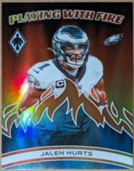 Jalen Hurts [Orange] #PWF-9 Football Cards 2023 Panini Phoenix Playing with Fire Prices
