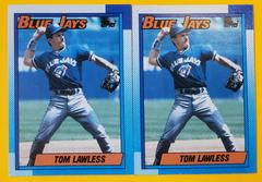 Tom Lawless #49 Baseball Cards 1990 Topps Tiffany Prices