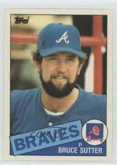 Bruce Sutter #115T Baseball Cards 1985 Topps Traded Prices