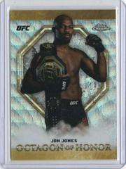 Jon Jones [Wave] #OH-JJ Ufc Cards 2019 Topps UFC Chrome Octagon of Honor Prices