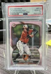 Jackson Holliday [Pink] #BP-20 Baseball Cards 2023 Bowman Paper Prospects Prices
