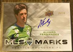 Alvaro Fernandez Soccer Cards 2012 Upper Deck MLS Marks Prices