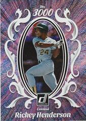 Rickey Henderson [Rapture] #M3K-6 Baseball Cards 2023 Panini Donruss Mr. 3000 Prices