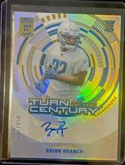 Brian Branch #TC-BBR Football Cards 2023 Panini Donruss Elite Turn of the Century Autographs Prices