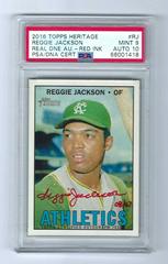 Reggie Jackson [Red Ink] #ROA-RJ Baseball Cards 2016 Topps Heritage Real One Autographs Prices